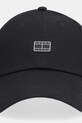Tommy Jeans czapka z daszkiem bawełniana AW0AW18096 czarny SS26