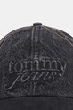 Τζιν καπέλο μπέιζμπολ Tommy Jeans AW0AW18512 μαύρο SS26