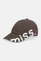 Miss Sixty czapka z daszkiem bawełniana aplikacja zielony 6S3HJ86400