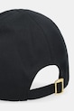 Akcesoria Pinko czapka z daszkiem bawełniana 106739.A38P czarny