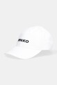 Pinko czapka z daszkiem bawełniana aplikacja biały 106739.A38Q