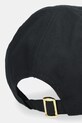 Akcesoria Pinko czapka z daszkiem bawełniana 106739.A38Q czarny
