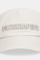 Patrizia Pepe czapka z daszkiem bawełniana 8F0108.A708 beżowy SS26