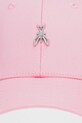 Patrizia Pepe czapka z daszkiem bawełniana 8F0109.AB01 różowy SS26