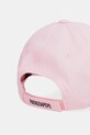 Akcesoria Patrizia Pepe czapka z daszkiem bawełniana 8F0109.AB01 różowy