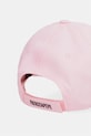 Akcesoria Patrizia Pepe czapka z daszkiem bawełniana 8F0109.AB01 różowy