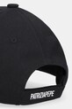 Akcesoria Patrizia Pepe czapka z daszkiem bawełniana 8F0109.AB01 czarny