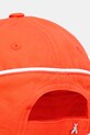 Akcesoria Patrizia Pepe czapka z daszkiem bawełniana 8F0111.AB01 pomarańczowy
