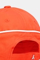 Akcesoria Patrizia Pepe czapka z daszkiem bawełniana 8F0111.AB01 pomarańczowy