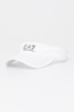 EA7 Emporio Armani daszek bawełniany nadruk biały AF13034.7W000797