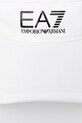 Akcesoria EA7 Emporio Armani daszek bawełniany AF13034.7W000797 biały