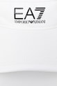 Akcesoria EA7 Emporio Armani daszek bawełniany AF13034.7W000797 biały