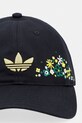 adidas Originals czapka z daszkiem bawełniana Liberty KC8655 czarny SS26