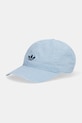 adidas Originals czapka z daszkiem bawełniana aplikacja niebieski KE0855