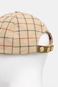 Akcesoria Barbour czapka bejsbolówka damska bawełniana Mackworth LHA0618 beżowy