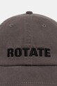 Rotate czapka z daszkiem bawełniana 1154951205 szary SS26