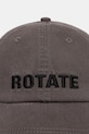 Rotate șapcă de baseball din bumbac 1154951205 gri SS26