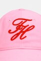 Tommy Hilfiger kapa sa šiltom pamučna ljetna AW0AW18338 roza SS26