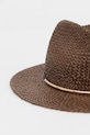Akcesoria Luisa Spagnoli kapelusz damski Rame 543294 brązowy