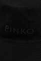 Dodatki Pinko klobuk s širokim robom ženski bombažni 106751.A38M črna