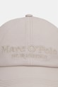 Marc O'Polo czapka z daszkiem damska bawełniana 5000013257 beżowy SS26