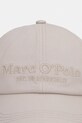 Marc O'Polo czapka z daszkiem damska bawełniana 5000013257 beżowy SS26