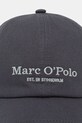 Marc O'Polo czapka z daszkiem damska bawełniana 5000013258 szary SS26