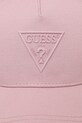 Guess czapka z daszkiem bawełniana różowy V6GZ07.W2122