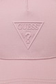 Guess czapka z daszkiem bawełniana różowy V6GZ07.W2122