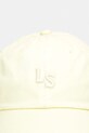 Levi's czapka z daszkiem bawełniana LS MONOGRAM W 004BY żółty SS26