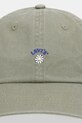 Levi's czapka z daszkiem bawełniana MINI GRAPHIC 005FZ zielony SS26
