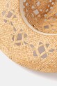 Patrizia Pepe kapelusz słomkowy damski pleciony beżowy 2F0131.V050