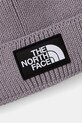 Akcesoria The North Face czapka TNF Logo Box NF0A8CHEG7O1 fioletowy