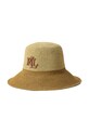 Lauren Ralph Lauren klobúk dámsky bavlnený hnedá 454P14399