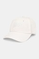 Tommy Jeans czapka z daszkiem damska bawełniana biały AW0AW18358
