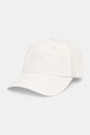 Tommy Jeans czapka z daszkiem damska bawełniana biały AW0AW18358
