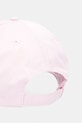 Doplnky Tommy Jeans čiapka so šiltom dámska bavlnená AW0AW18358 ružová