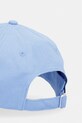 Akcesoria Tommy Jeans czapka z daszkiem damska bawełniana AW0AW18360 niebieski