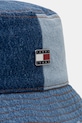 Akcesoria Tommy Jeans kapelusz bucket damski jeansowy AW0AW18363 niebieski