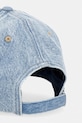Akcesoria Tommy Jeans czapka z daszkiem damska bawełniana AW0AW18578 niebieski