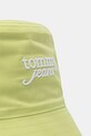 Dodatki Tommy Jeans bucket klobuk ženski bombažni AW0AW18650 zelena