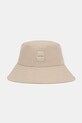Armani Exchange Bucket klobuk ženski bombažni bež XW002387.AF15502