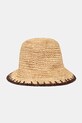 BOSS šešir za žene pleteni bež 50562247