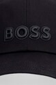 BOSS baseball kapa ženska bombažna 50562251 črna SS26