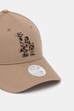 New Era czapka z daszkiem bawełniana ANIMAL INFILL 9FORTY® 60771742 beżowy SS26