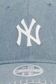 New Era czapka z daszkiem bawełniana DENIM STITCH 9TWENTY® 60771756 niebieski SS26