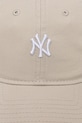 Akcesoria New Era czapka z daszkiem bawełniana WASHED MINI 9TWENTY® 60771749 beżowy