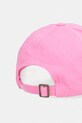 Akcesoria Lola Casademunt czapka z daszkiem bawełniana LS2607010 różowy