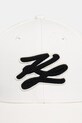 Karl Lagerfeld czapka z daszkiem damska bawełniana K/AUTOGRAPH beżowy B2W33019