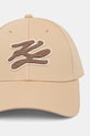 Karl Lagerfeld czapka z daszkiem damska bawełniana K/AUTOGRAPH B2W33019 beżowy SS26